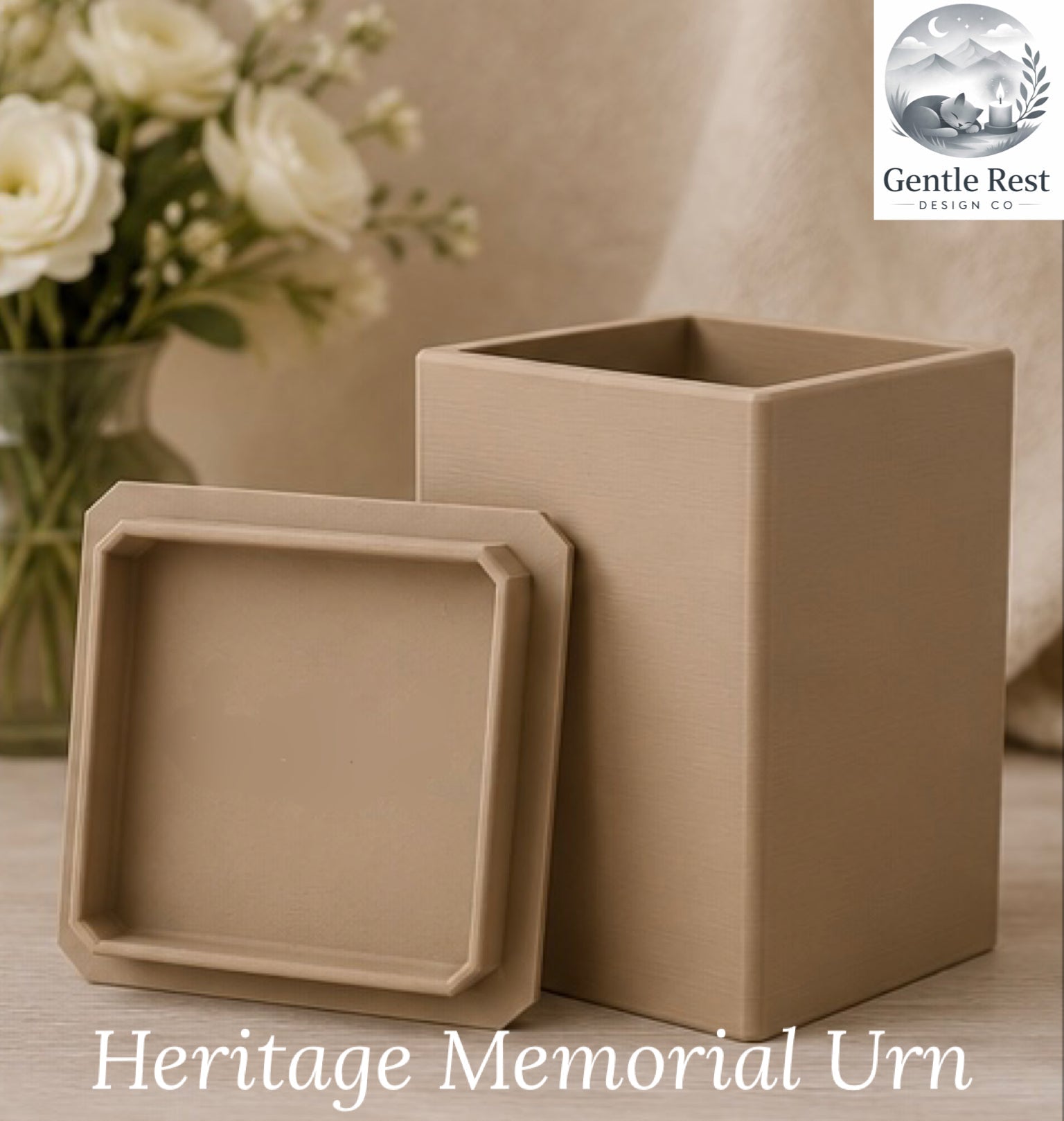 Heritage Collection Memorial Urn - Custom Engraved Memorial Urns for Pets