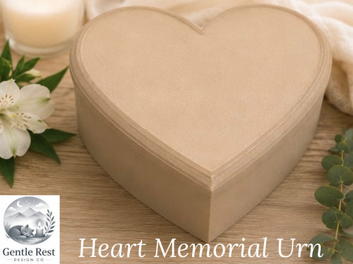 Heart Collection Memorial Urn - Custom Engraved Memorial Urns for Pets