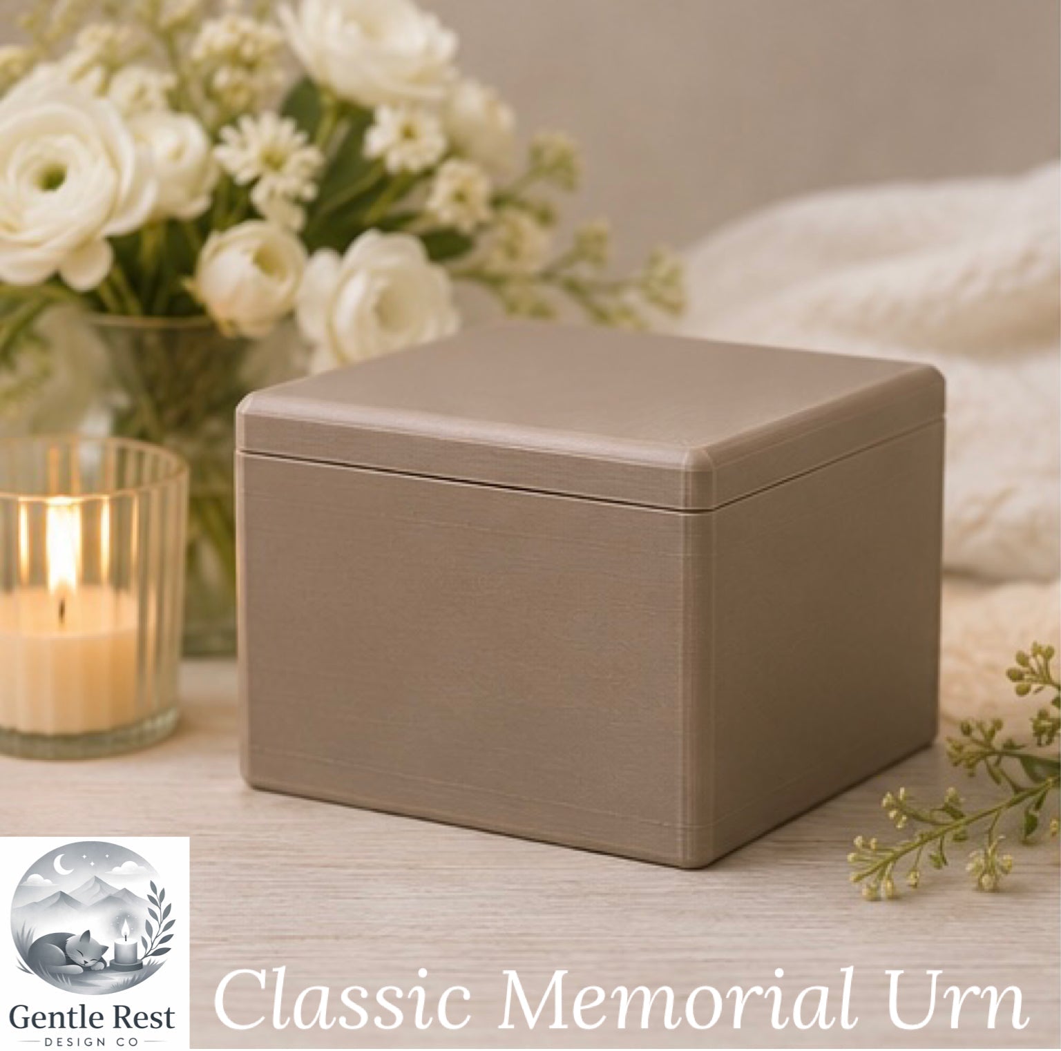 Classic Collection Memorial Urn - Custom Engraved Memorial Urns for Pets