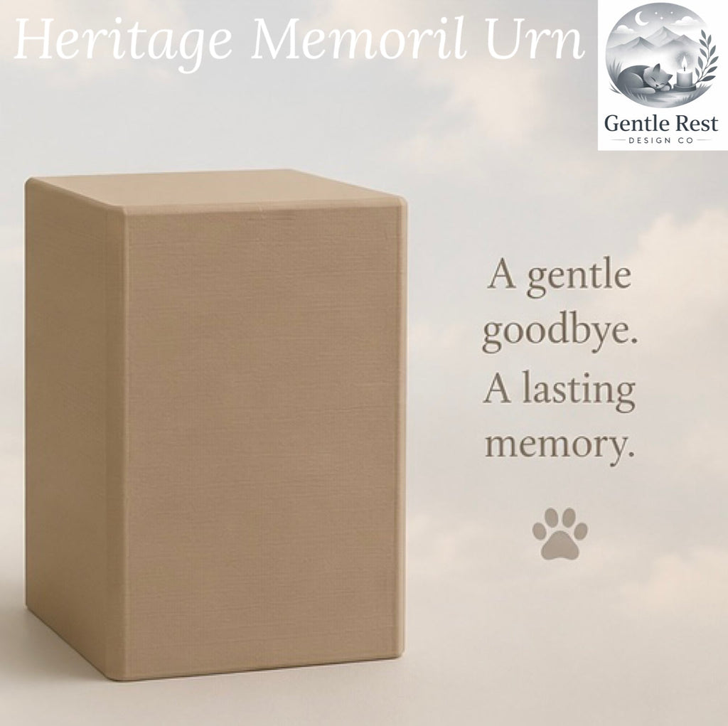 Heritage Collection Memorial Urn - Custom Engraved Memorial Urns for Pets