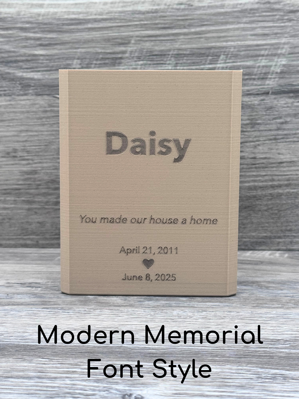 Heart Collection Memorial Urn - Custom Engraved Memorial Urns for Pets
