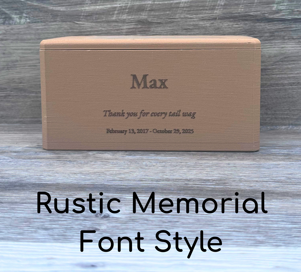 Heart Collection Memorial Urn - Custom Engraved Memorial Urns for Pets